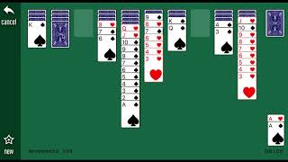 Spider Solitaire  How to play  Patience game  2 suite  ios  android game [upl. by Breh927]