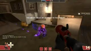 FIGHTING AGAINST THE HORSELESS HEADLESS HORSEMAN ON TF2 [upl. by Olfe723]