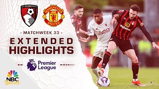 Bournemouth v Manchester United  PREMIER LEAGUE HIGHLIGHTS  4132024  NBC Sports [upl. by Sailesh]