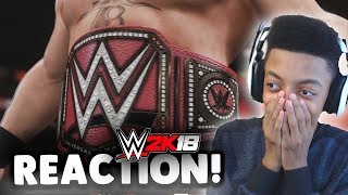 WWE 2K18 OFFICIAL GAMEPLAY TRAILER REACTION [upl. by Boys]