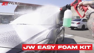 JW Easy Foam Kit  High Pressure FoamingCleaning [upl. by Retsevlys]