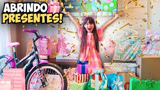 ABRINDO MEUS PRESENTES DE ANIVERSÁRIO DE 6 ANOS 🎂🎉 [upl. by Yuh]