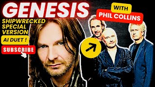 Genesis  shipwrecked with Phil Collins AI duet like he was in the band [upl. by Ainaled]