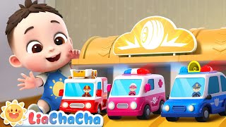 Vroom Baby Has a Parking Lot  EP29  Baby Car Song  Nursery Rhymes amp Baby Songs  LiaChaCha [upl. by Luce]