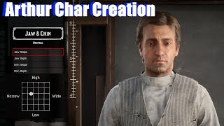 RDR2 Male Character Creation Arthur Morgan Presets  Red Dead Redemption 2 Online PS4 Pro [upl. by Nessim]