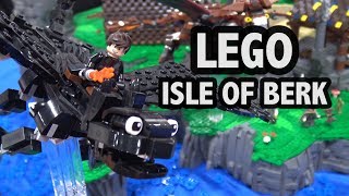 LEGO How to Train Your Dragon Island  Philly Brick Fest 2018 [upl. by Nelloc]