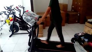 Cara menggunakan treadmill elektrik 2in1 verona M8 [upl. by Junno]