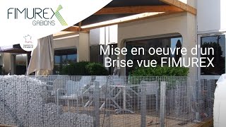 Mise en oeuvre dun Brise vue FIMUREX [upl. by Asssilem]