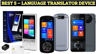 Top 5 Best Language Translator Device of 2024 [upl. by Hazelton]