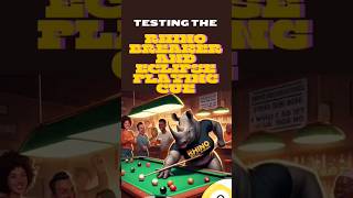 Rhino Billiards Testing The Komet Breaker And Eclipse Plaing Cue [upl. by Kerby]