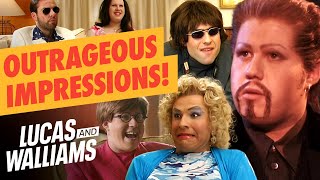 Most Outrageous Celebrity Impressions  Rock Profile  Lucas and Walliams [upl. by Rosanne255]