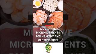 Micronutrients for Heathy amp Glowing Skin micronutrient glowingskin glowingskincare [upl. by Fern]