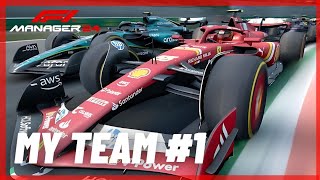 ANDRETTI NA F1 Minha EQUIPE no F1 Manager 24 [upl. by Wallinga887]