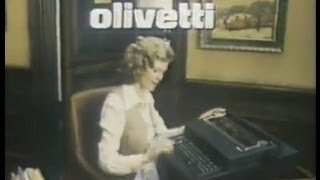 1979 OLIVETTI typewriter ad  BEFORE the PC Revolution [upl. by Ahsatan]