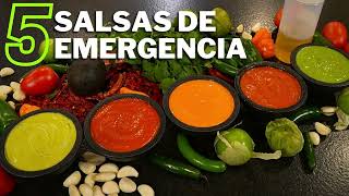 5 Salsas Mexicanas Rápidas y Deliciosas ¡Perfectas para Cualquier Comida [upl. by Nwavahs]