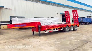 3 Axle Hydraulic Lowbed Trailer [upl. by Colman]