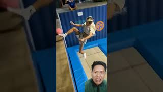 Main trampolin parkour challenge funny sports trampoline [upl. by Atworth524]