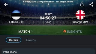 LIVE Estonia U19 VS Georgia U19 Eurou19 qualification1st stageRound 3 [upl. by Sucul]