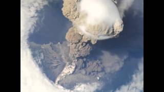 Eruption of Sarychev volcano on the Kuril Islands Russia [upl. by Eiramaliehs]