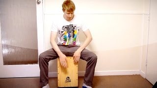 Cajon Tutorial Sweet 4 Bar Beat Lesson [upl. by Madelin214]