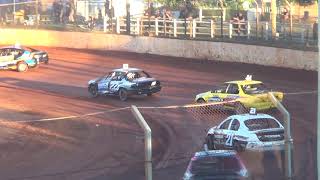 Production sedans heat 2 part 1 Maryborough Speedway may 2021 [upl. by Natye841]