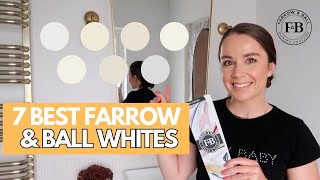 Top 7 Favourite Farrow and Ball White Paint Colours [upl. by Edge666]