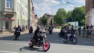 Ausfahrt Zeitzer Bikertreffen 2024 Augustbebelstraße [upl. by Noitna]