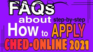 STEPBYSTEP CHED SCHOLARSHIP ONLINE APPLICATION 2021 [upl. by Gow529]