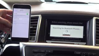 How to Pair an iPhone to a Mercedes Benz via Bluetooth [upl. by Hitchcock]