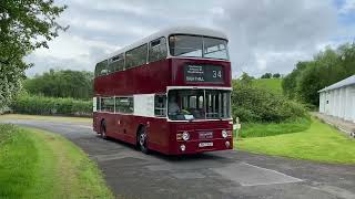 Leyland Atlantean 595 JSX 595T Hill start test at the SVBM [upl. by Hendrick]