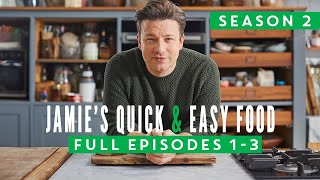 12 Quick amp Easy Recipes  Jamie Oliver Full Episodes 1 3 [upl. by Norrej]