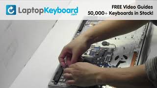 Lenovo IdeaPad 33017IKB Keyboard Replacement Installation Guide 80XS 32015ISK 80XN 33015 [upl. by Tihom]