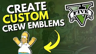 How to Get Custom Crew Emblems in GTA 5 Online 2024 [upl. by Donall]