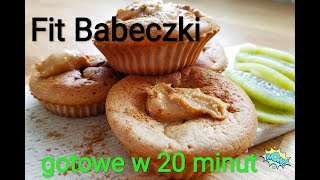 babeczki Bananowe Fit babeczki gotowe w 20 minut muffinki fitmuffinki [upl. by Nazar]