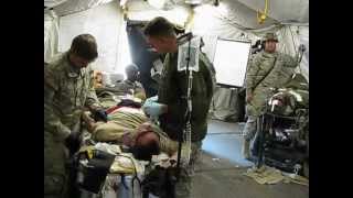 US army 6th Engineer medics in action May 2012 [upl. by Radford]