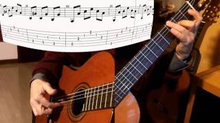 Traditional MALAGUEÑA  study easy for arpeggios sheet music available [upl. by Vince404]