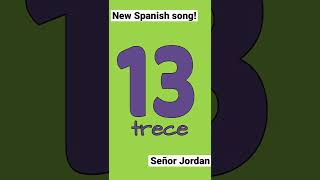 Spanish song to practice numbers 120 short [upl. by Millan]