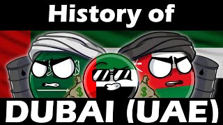 CountryBalls  History of Dubai United Arab Emirates [upl. by Oker894]