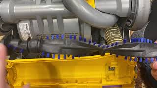 How to replace a Dyson Dc07 Dc14  Dc33 BrushrollBrushbar EASY [upl. by Jeffcott]