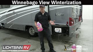 LichtsinnRVcom  Winnebago View Winterization  A Live Webcast Reproduction [upl. by Aillicsirp631]