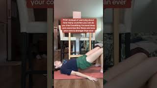 Such a game changer‼️deepcore corestrength homeworkout pelvicfloorexercises [upl. by Dniren]