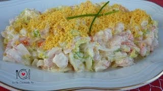 Cómo hacer Ensaladilla de Marisco  LHCY [upl. by Radford]