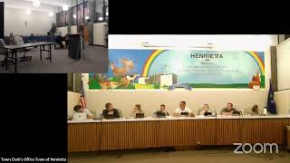 Town of Henrietta Zoning Board of Appeals Meeting  September 4 2024 [upl. by Ytsenoh939]