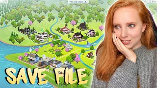 I rebuilt every world in The Sims 4 almost save file [upl. by Uda]