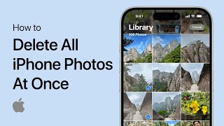 How To Delete All Photos on iPhone At Once [upl. by Alag]