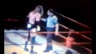 wwf Earl Hebner beats up DX [upl. by Kobylak]