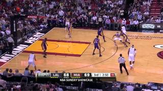 LeBron James 32 points amazing alley oop dunk vs LA Lakers full highlights 02102013 HD [upl. by Shaeffer]