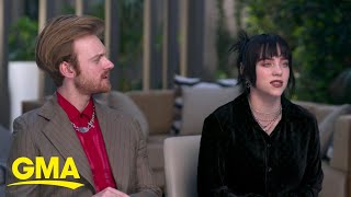 Billie Eilish and brother Finneas talk about their 1st Oscar nomination l GMA [upl. by Ky]