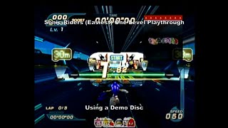 Ps2 Demo Disc 73 Sonic Riders One Level Playthrough D Playstation Sony Demo DemoDisc Retro [upl. by Esserac757]