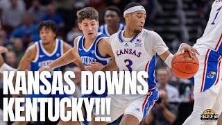 INSTANT REACTION to Kansas win over Kentucky The Jayhawks are LEGIT  AFTER DARK [upl. by Asyal]